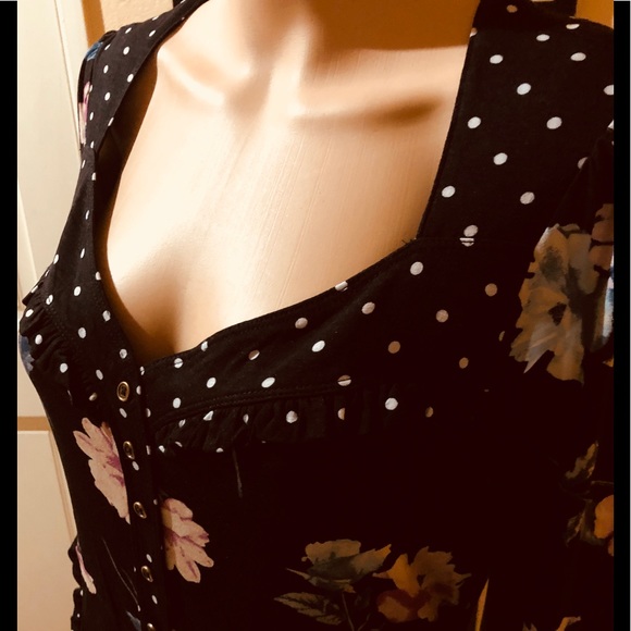 American Rag long sleeve Black and white top - Picture 6 of 6